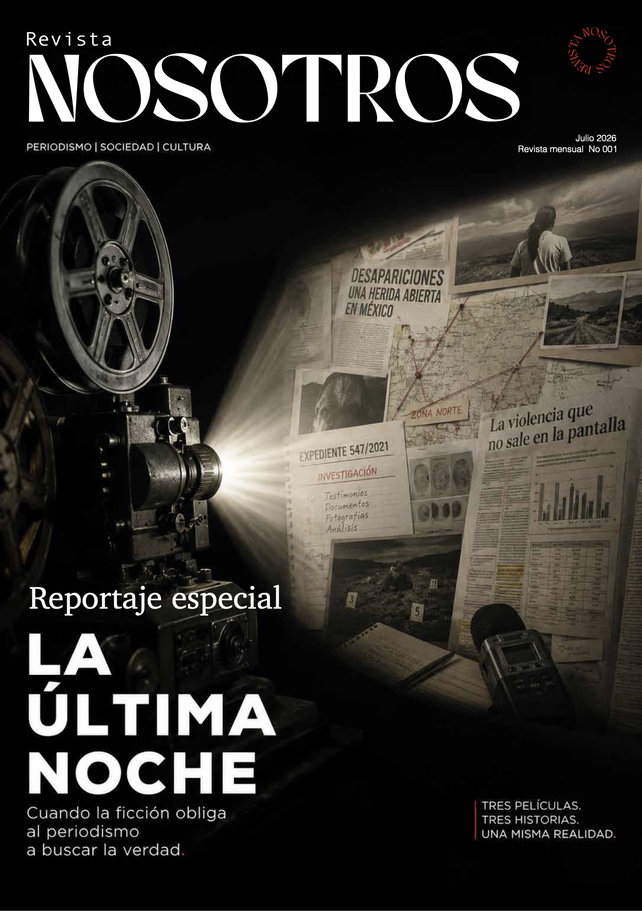 Portada de la revista Nosotros — La última noche